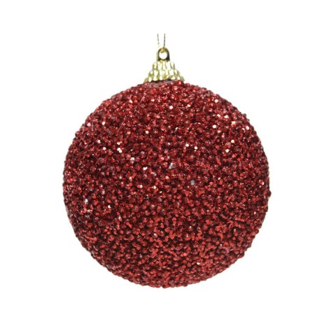 SFERA CON GLITTER RED D8